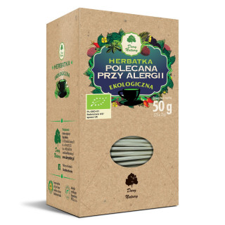 BIO herbatka polecana przy alergii 25 saszetek Dary Natury 50 g