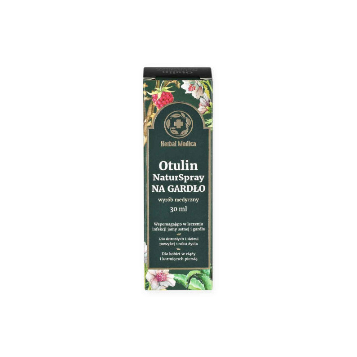 Otulin naturalny spray na gardło Herbal Medica suplement diety 30 ml - Herbal Pharmaceuticals
