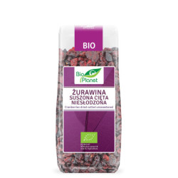 BIO żurawina suszona cięta niesłodzona BIO Planet 100 g