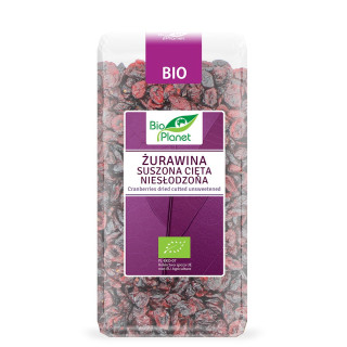 BIO żurawina suszona cięta niesłodzona BIO Planet 400 g