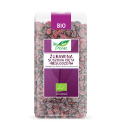 BIO żurawina suszona cięta niesłodzona BIO Planet 400 g