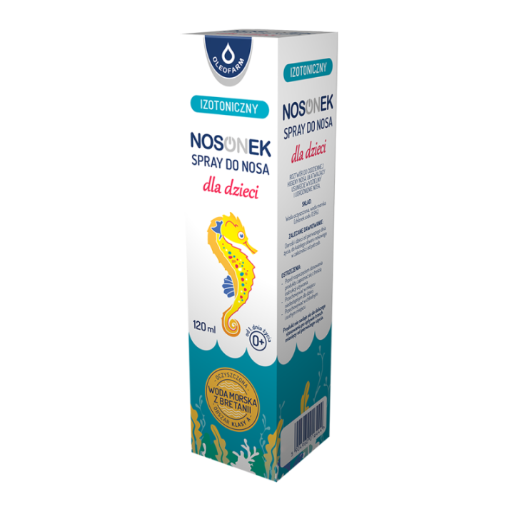 Nosonek spray do nosa dla dzieci izotoniczny 120 ml Oleofarm
