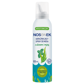Nosonek udrażniający spray do nosa dla dzieci z aloesem i miętą 120 ml Oleofarm