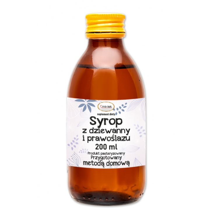 Syrop z dziewianny i prawoślazu Mir-Lek - 200 ml suplement diety