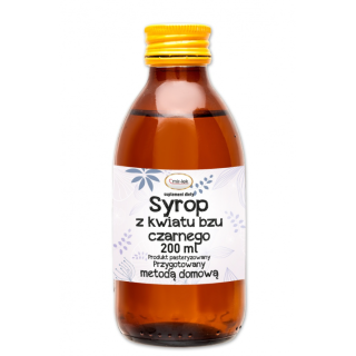 Syrop z kwiatów czarnego bzu Mir-Lek 200 ml suplement diety