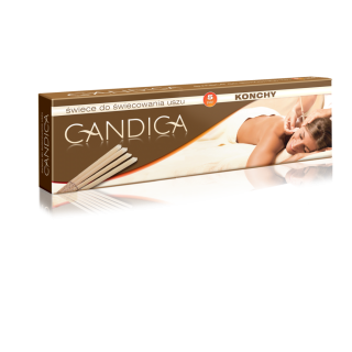 Świece do świecowania uszu Candica Konchy 5 sztuk - Aura Herbals