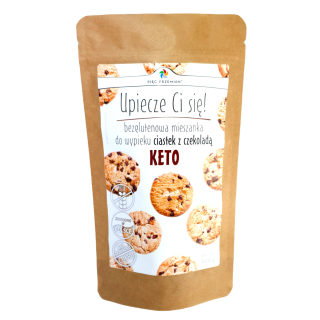 Mieszanka bezglutenowa do wypieku ciastek keto z czekoladą Pięć Przemian 365 g