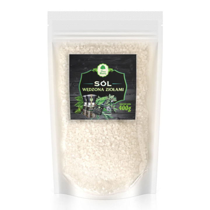Sól wędzona ziołami Dary Natury 400 g