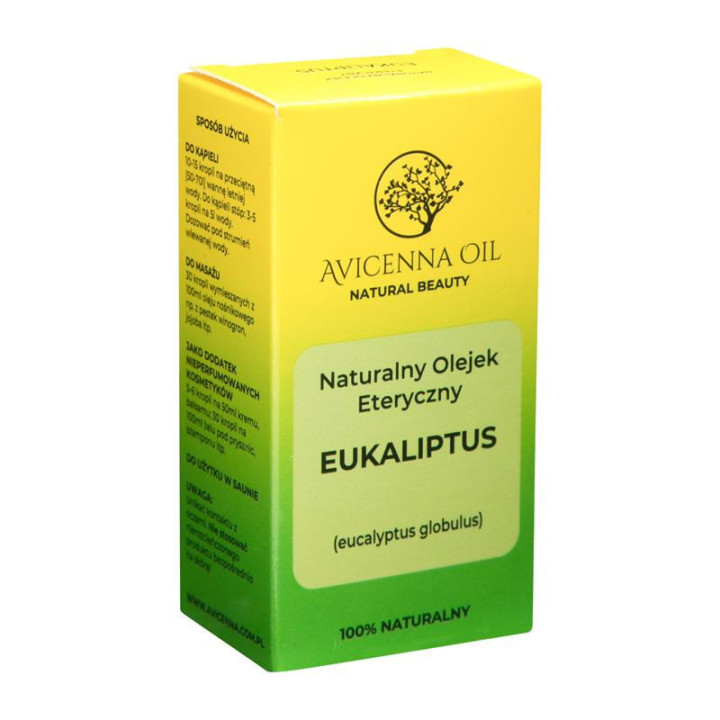 Olejek eteryczny eukaliptusowy naturalny Avicenna Oil 7 ml