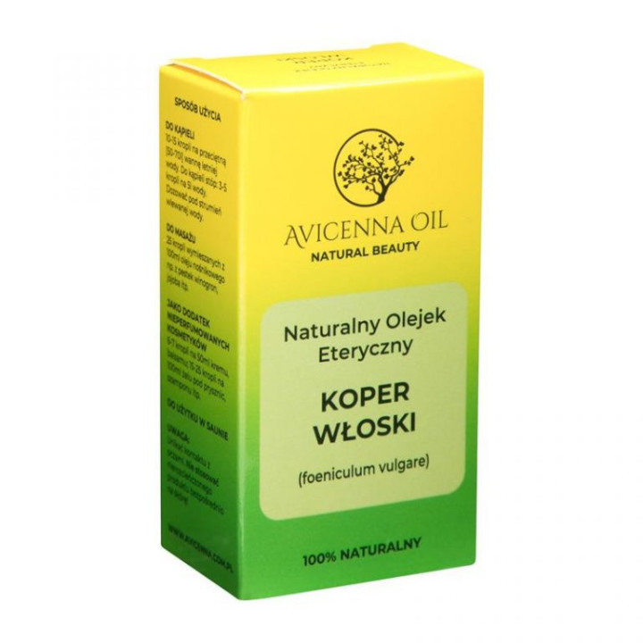 Olejek eteryczny z kopru włoskiego naturalny Avicenna Oil 7 ml