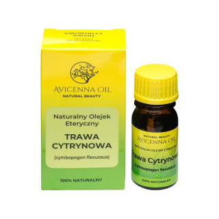 Olejek z trawy cytrynowej (lemongrasowy) naturalny Avicenna Oil 7 ml
