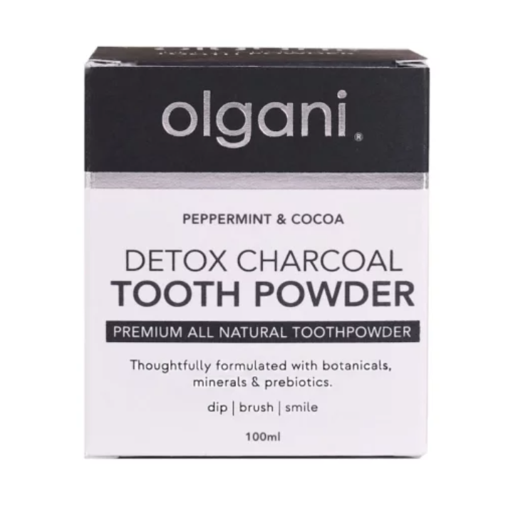 Proszek do zębów Detox Charcoal - Wybielająca 100 ml Olgani