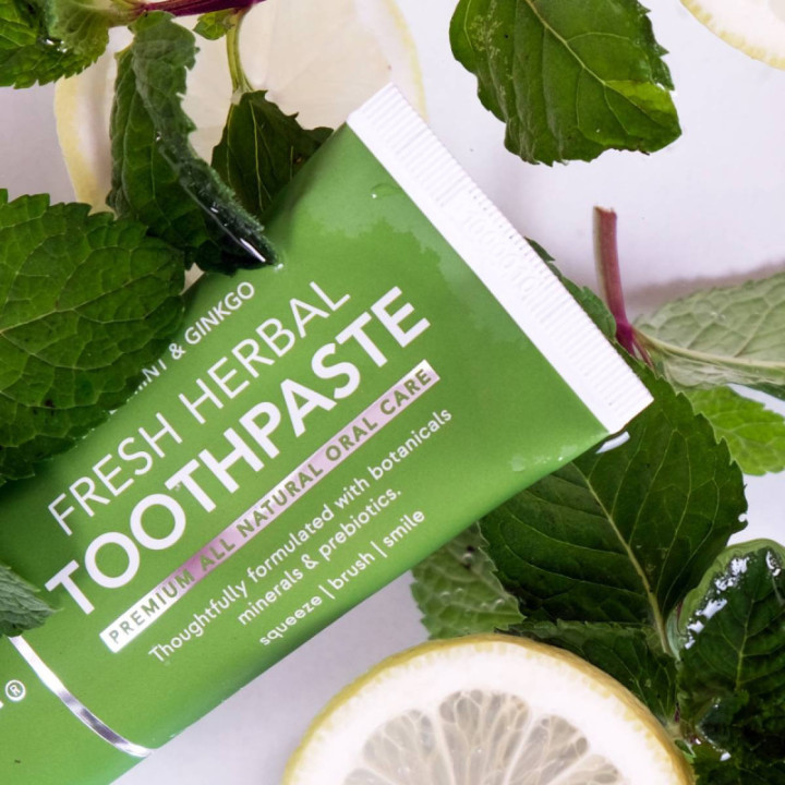 Pasta do zębów Fresh & Herbal - Ziołowe Odświeżenie 75 ml Olgani