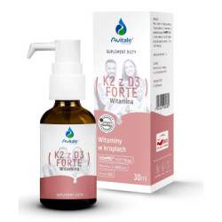 Witamina K2 z D3 FORTE w kroplach 30 ml Avitale suplement diety