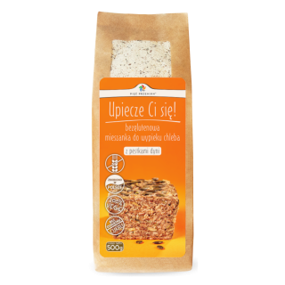 Mieszanka chleba bezglutenowego z dynią 500 g Pięć Przemian