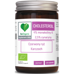 Cholesterol BIO czerwony ryż i karczoch 100 tabletek - suplement diety Aliness