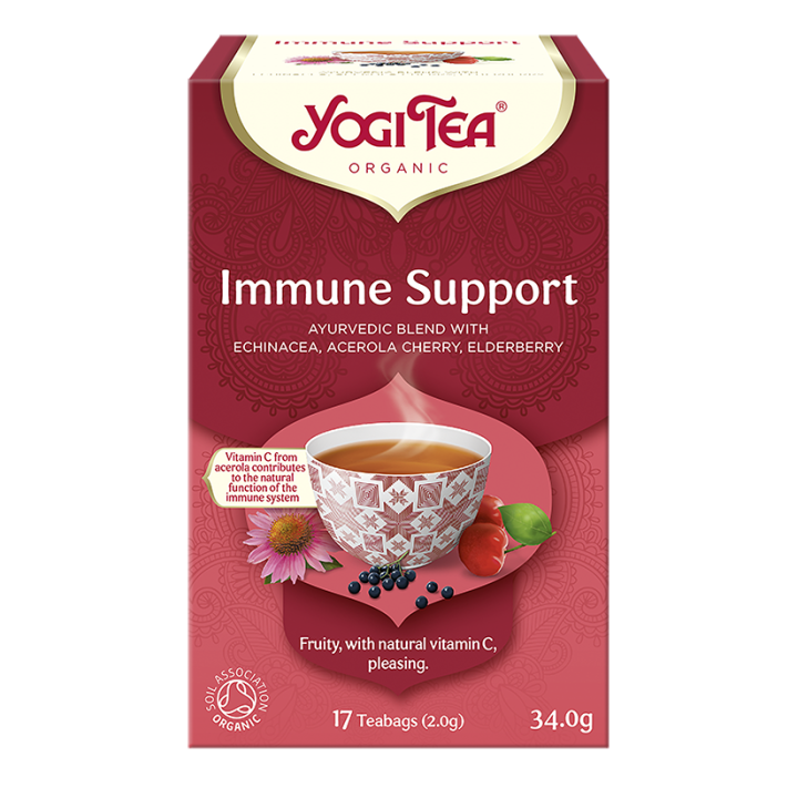 BIO herbata na odporność Immune Support (17 saszetek x 2 g) 34 g - Yogi Tea