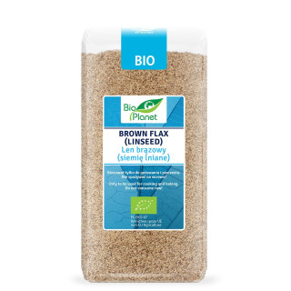 BIO len brązowy siemię lniane 400 g BIO Planet