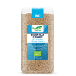 BIO len brązowy siemię lniane 400 g BIO Planet
