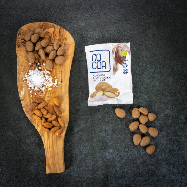 Migdały w białej polewie z solą BIO - CoCoa - 70 g