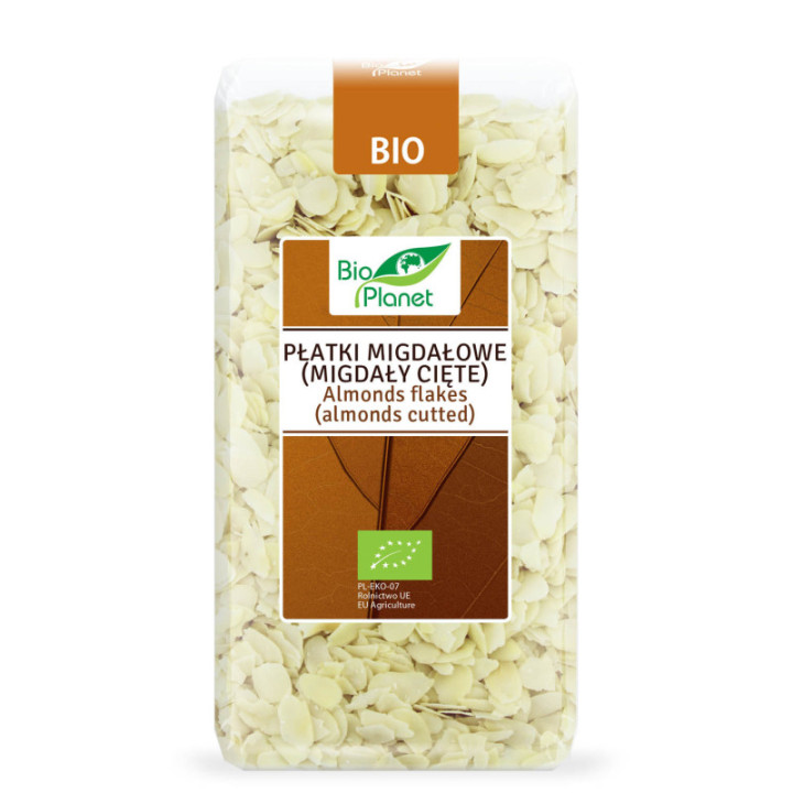 BIO Migdały Cięte płatki migdałowe 300 g BIO Planet