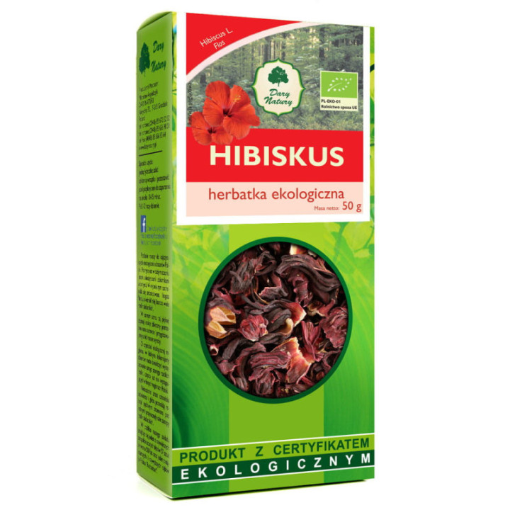 BIO HIBISKUS Dary Natury 50 gramów