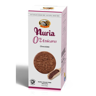Ciastka z czekoladą i ziarnami kakao bez cukru 135 g Birba