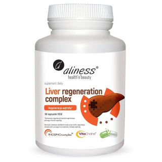 Liver Regeneration Complex x 90 Vege Caps Aliness - regeneracja wątroby suplement diety