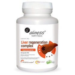 Liver Regeneration Complex x 90 Vege Caps Aliness - regeneracja wątroby suplement diety