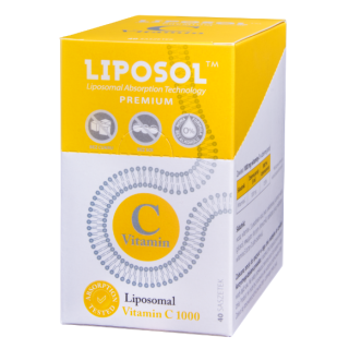 Witamina C w saszetkach liposomalna LIPOSOL suplement diety 40 saszetek