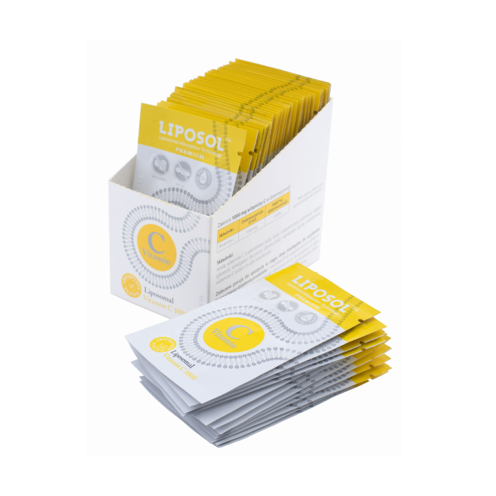 Witamina C w saszetkach liposomalna LIPOSOL suplement diety 40 saszetek