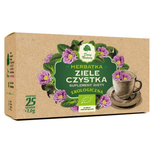 BIO ziele czystka - herbata w saszetkach 25 x 2 g (50 g) Dary Natury suplement diety