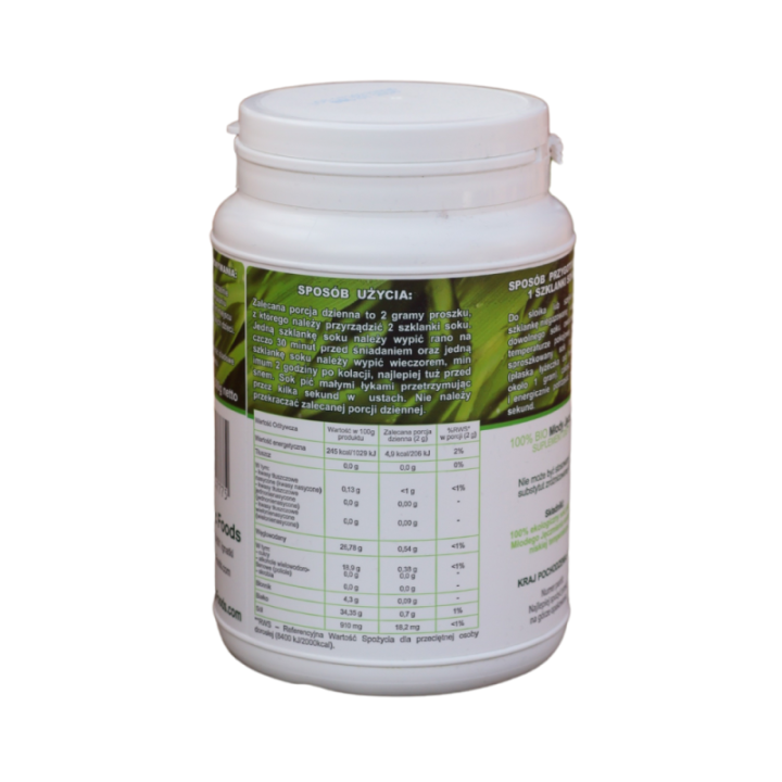 BIO Młody Jęczmień w Proszku + Shaker GRATIS – Naturalna Energia