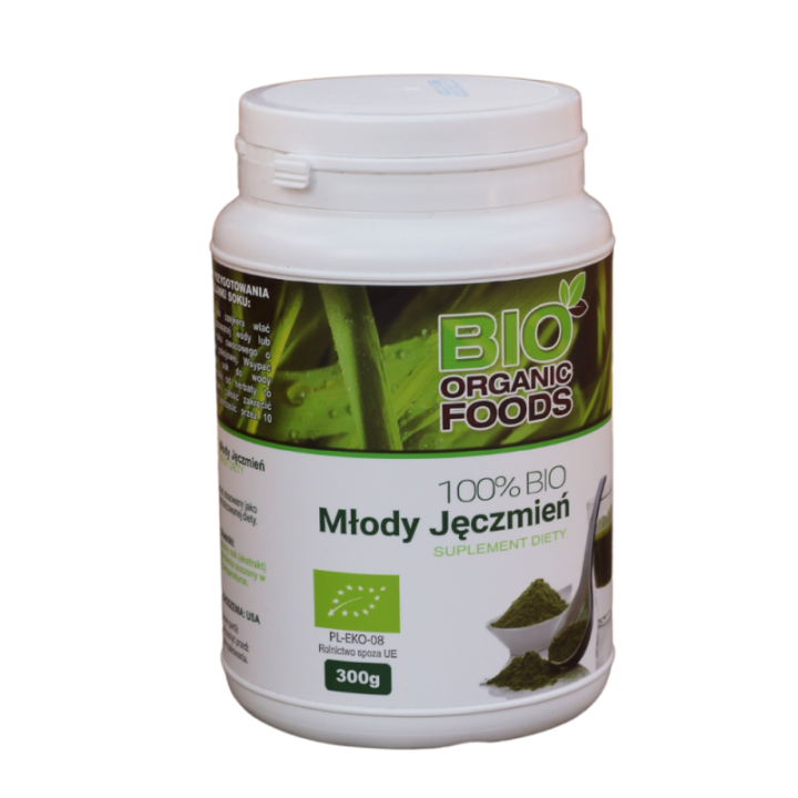 BIO Młody Jęczmień w Proszku + Shaker GRATIS – Naturalna Energia