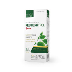 Resweratrol Forte 500 mg 40 kapsułek Medica Herbs suplement diety