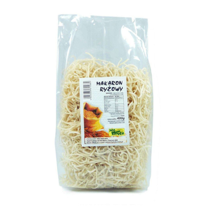Makaron ryżowy nitka 400 g Pro Natura