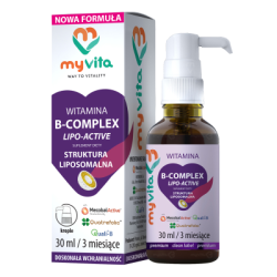 MyVita Witamina B-Complex Lipo-Active - krople 30 ml suplement diety