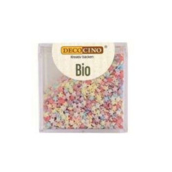 Posypka cukrowa Kolorowe Gwiazdki BIO 50 g - DECOCINO