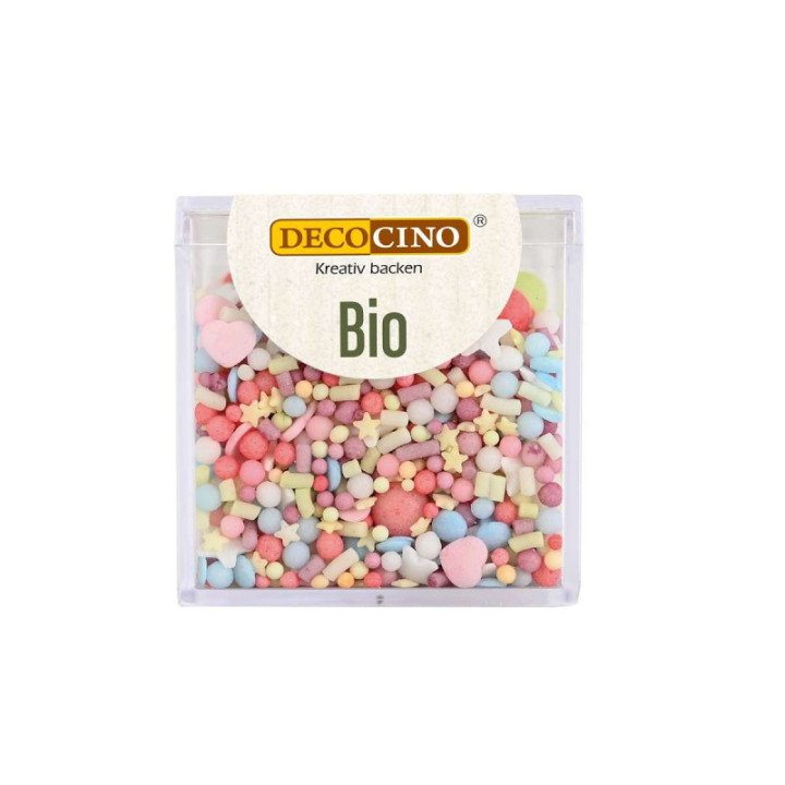 Posypka cukrowa kolorowe party mix BIO 60 g - DECOCINO