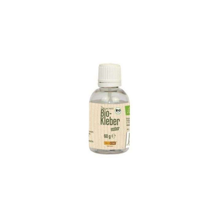 Klej spożywczy w żelu z pędzelkiem BIO 60 g - DECOCINO
