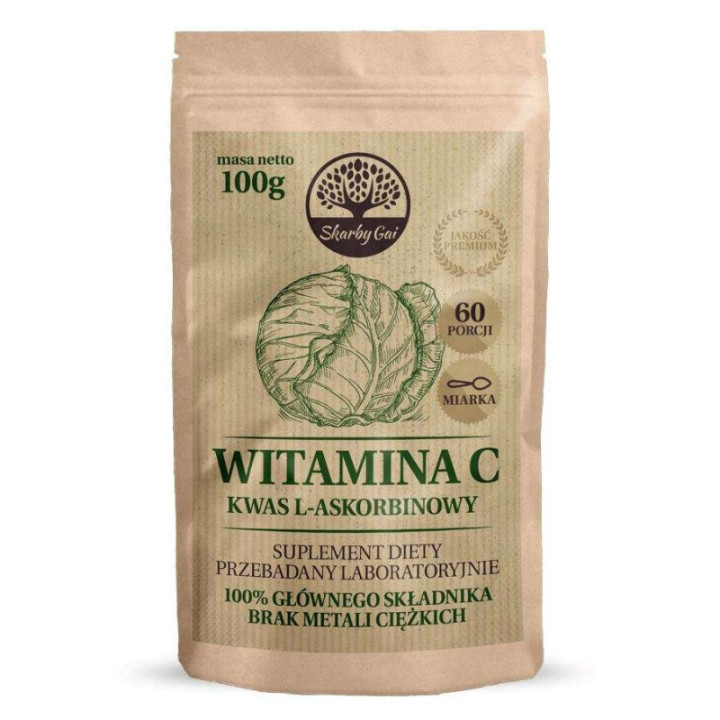 Witamina C z kapusty 100 g SKARBY GAI suplement diety