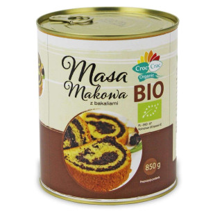 Masa makowa z bakaliami BIO 850 g w puszce - CROC-CRAC (BIOVERI)