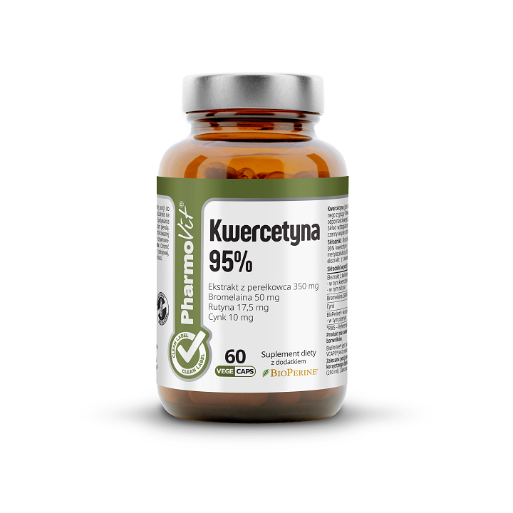 Kwercetyna bezglutenowa 60 kapsułek - PHARMOVIT (CLEAN LABEL) suplement diety