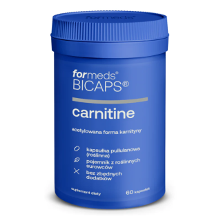BICAPS® CARNITINE L-karnityna 60 kapsułek Formeds suplement diety