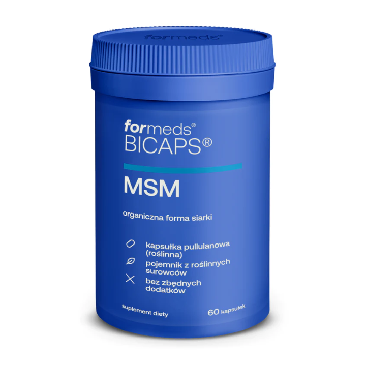 BICAPS® MSM (siarka organiczna) 60 kapsułek Formeds suplement diety