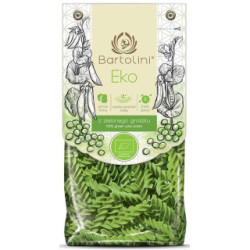 Makaron proteinowy z groszku zielonego świderki BIO - Bartolini 250 g