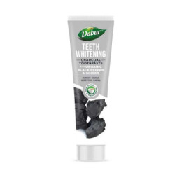 Wybielająca Pasta do zębów z pieprzem imbirem aktywnym węglem Dabur Herbal 100 ml