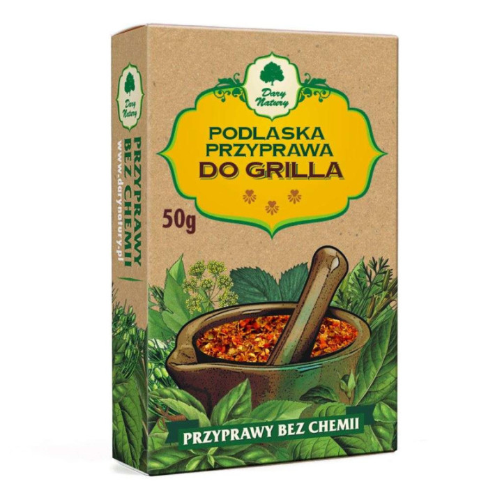 Podlaska przyprawa do grilla 50 g DARY NATURY