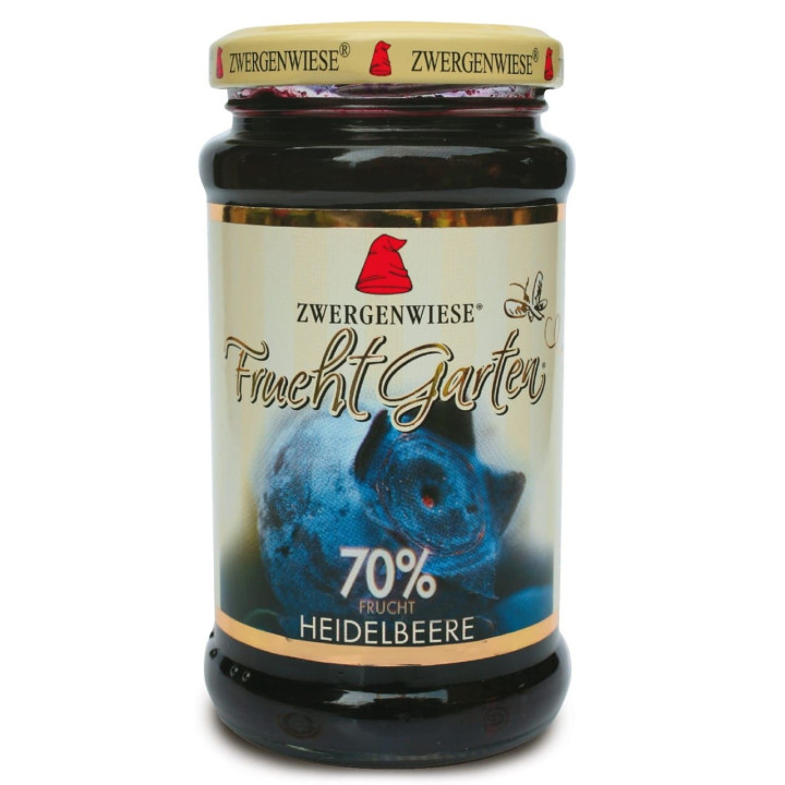 BIO Mus owocowy jagodowy bezglutenowy Zwergenwiese 225 g
