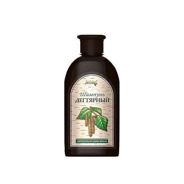 GOLDEN PHARM Szampon dziegciowy 250 ml (Ukraina)